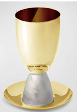 Load image into Gallery viewer, Coluna Kiddush Cup, Marble &amp; Gold
