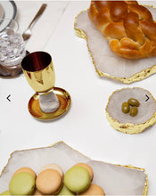 Load image into Gallery viewer, Coluna Kiddush Cup, Marble &amp; Gold
